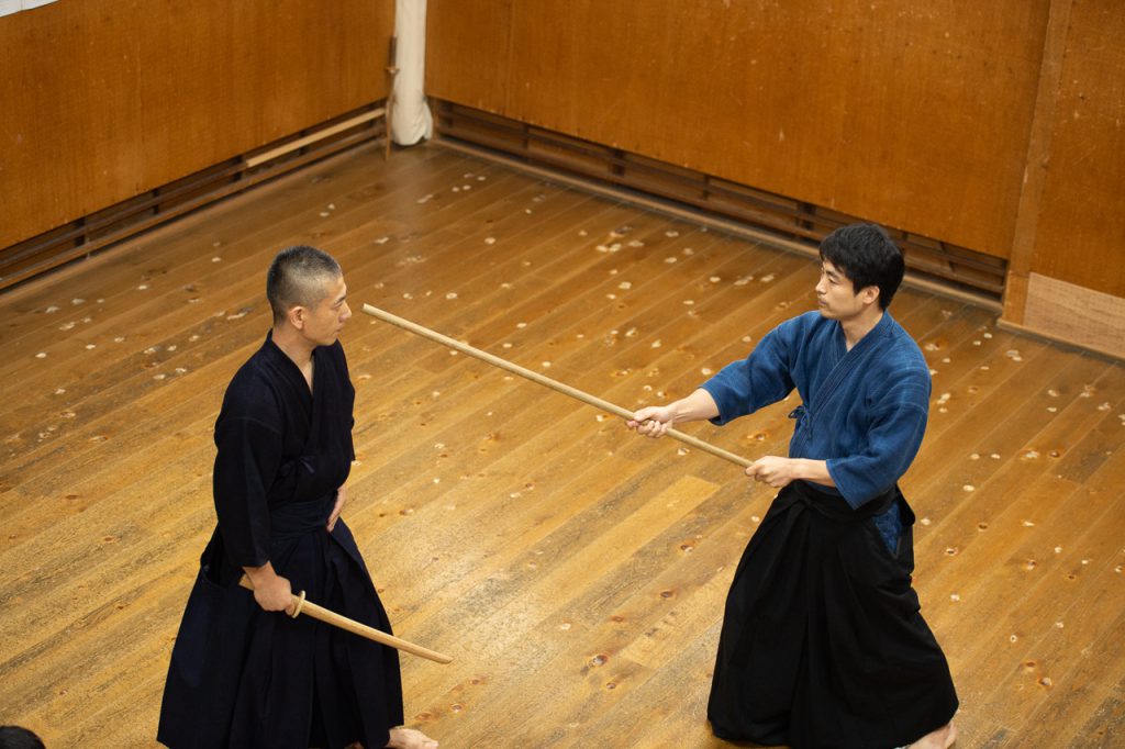 神道夢想流杖術表演武